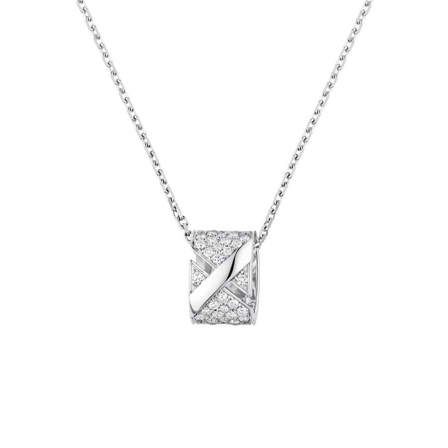 GlowLIENS EVIDENCE DIAMOND PAVED NECKLACE