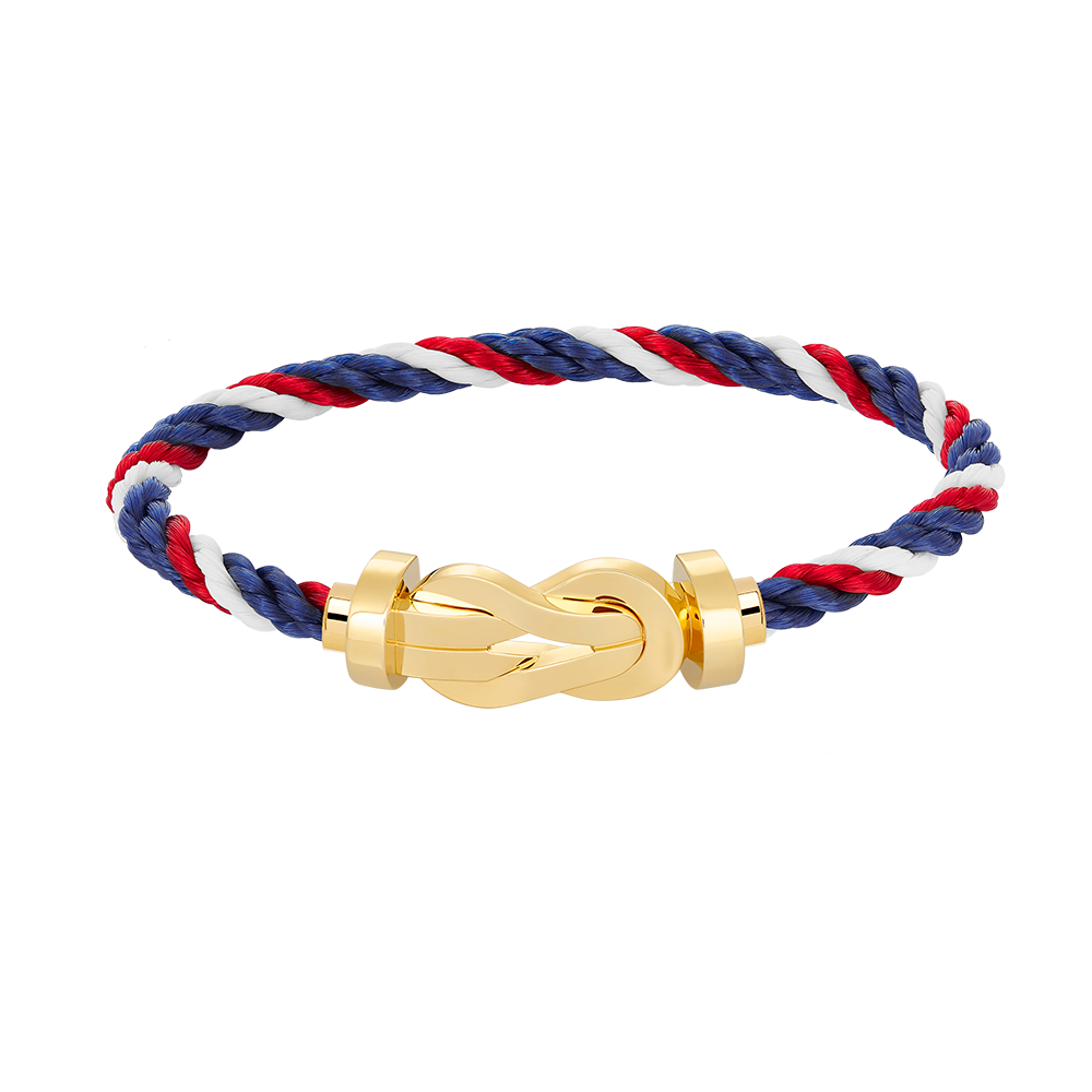 GlowCHANCE LARGE 8 FIGURE BUCKLE NO DIAMOND BRACELET GOLD