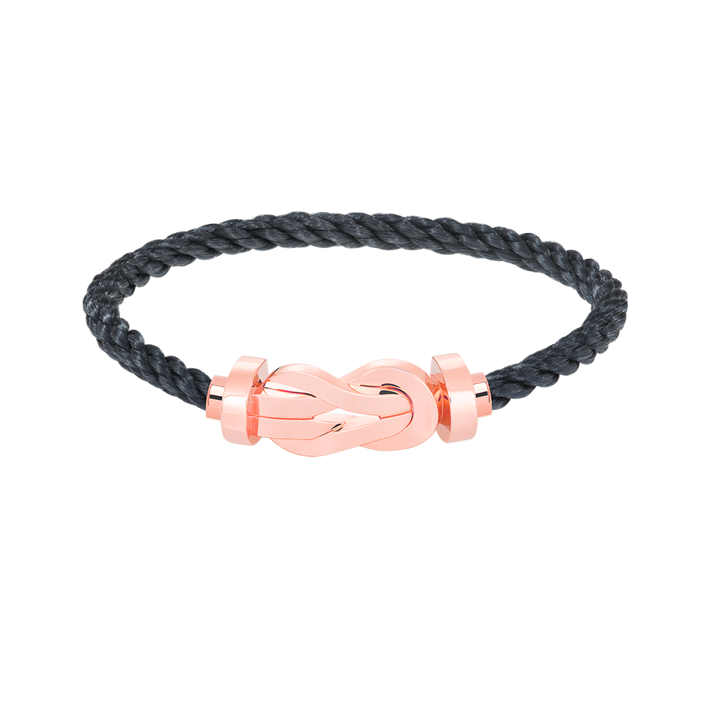 GlowCHANCE LARGE 8 FIGURE BUCKLE NO DIAMOND BRACELET ROSE GOLD