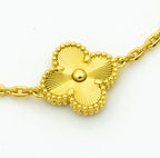 GlowCLOVER BRACELET 5 MOTIFS GOLD DIAMOND