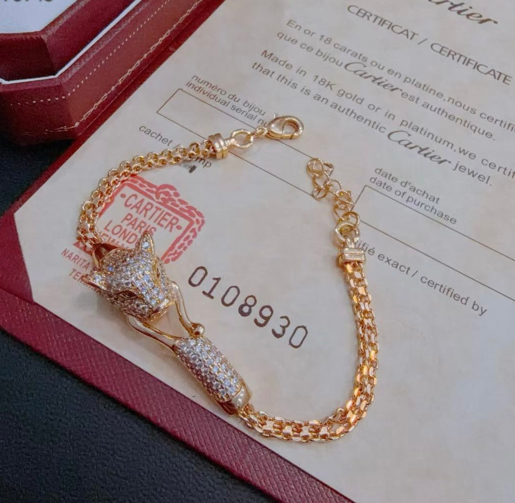 Glow PANTHERE  BRACELET DIAMONDS