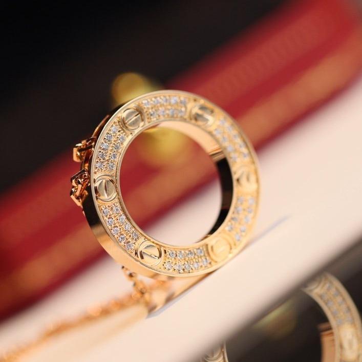 GlowLOVE NECKLACE ADJUSTABLE ROSE GOLD