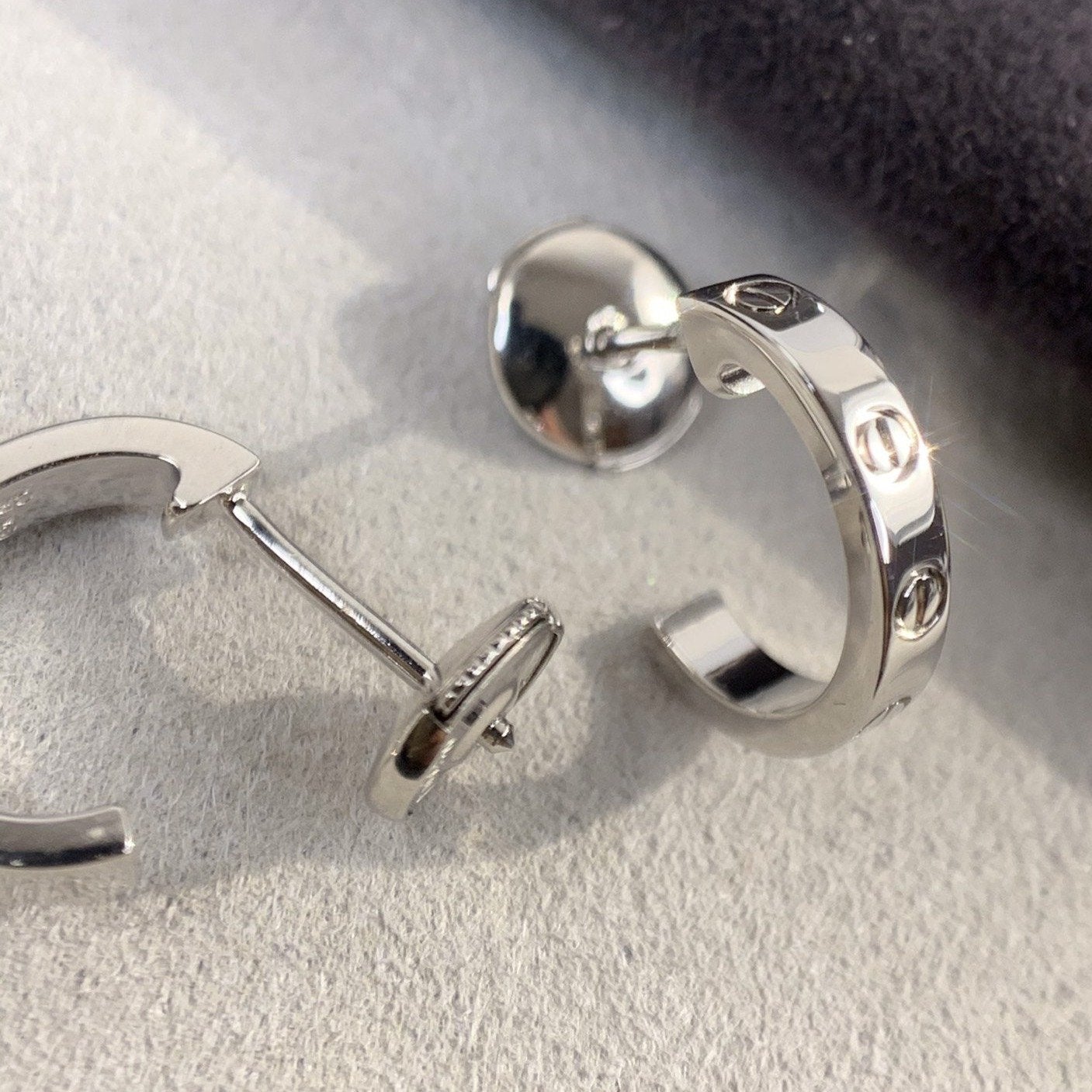 GlowLOVE EARRINGS 2.65MM SILVER