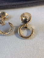 GlowJUSTE EARRINGS GOLD DIAMONDS