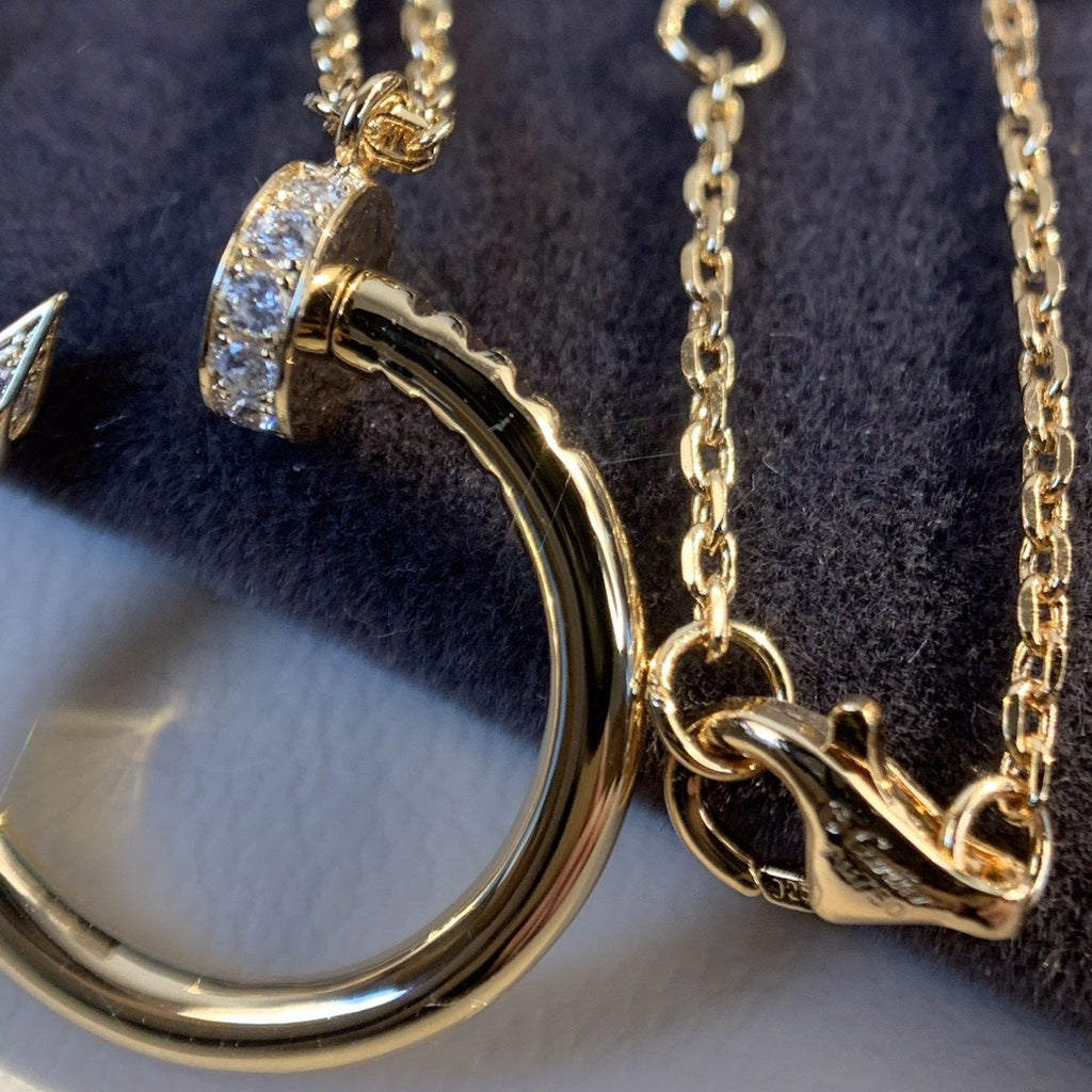 GlowJUSTE NECKLACE PINK GOLD