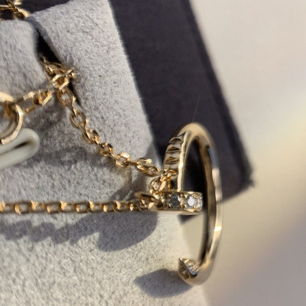 GlowJUSTE NECKLACE PINK GOLD