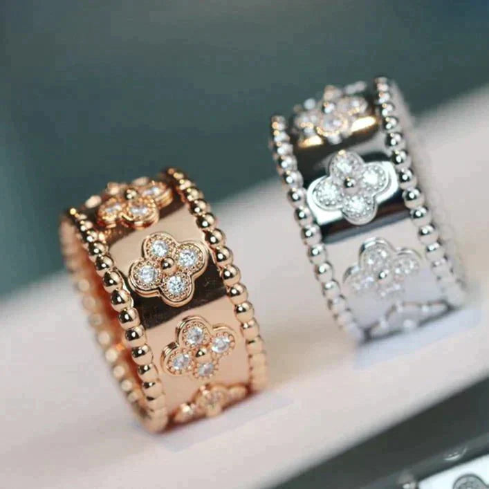 GlowCLOVER KALEIDOSCOPE RING 10MM