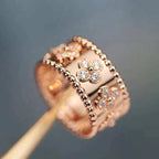 GlowCLOVER KALEIDOSCOPE RING 10MM