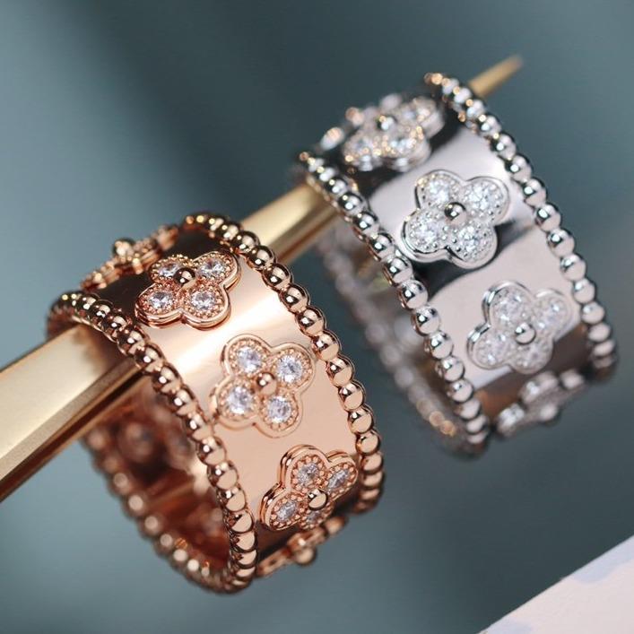 GlowCLOVER KALEIDOSCOPE RING 10MM