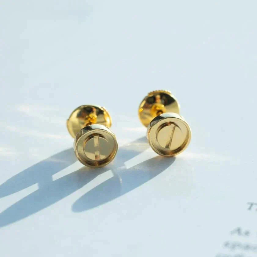 GlowLOVE EARRINGS GOLD 10MM