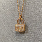 GlowCONSTANCE PEDANT DIAMOND NECKLACE