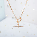 GlowECHAPPEE NECKLACE PINK GOLD