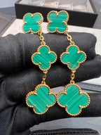 GlowCLOVER MALACHITE 3 MOTIFS GOLD