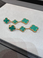 GlowCLOVER MALACHITE 3 MOTIFS GOLD