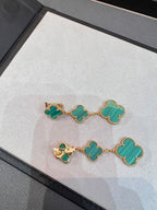 GlowCLOVER MALACHITE 3 MOTIFS GOLD
