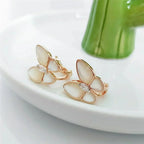 GlowBUTTERFLY MOP DIAMOND EARRINGS