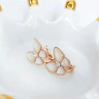 GlowBUTTERFLY MOP DIAMOND EARRINGS