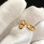GlowCHAINE SMALL EARRINGS GOLD AND SILVER
