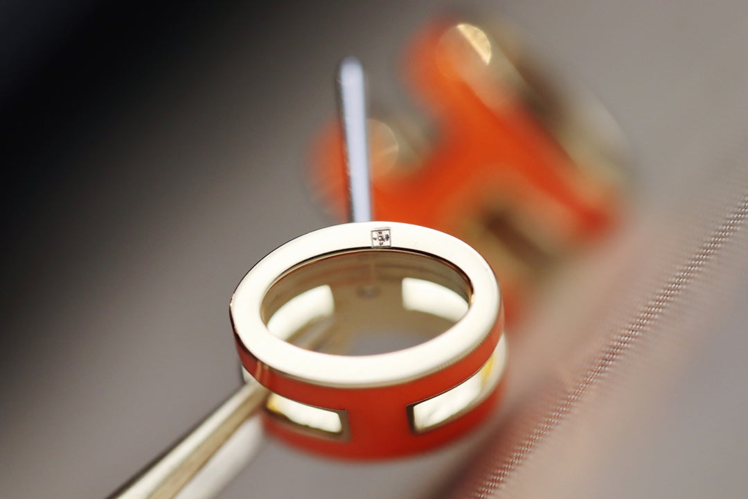 GlowMINI POP H EARRINGS ORANGE