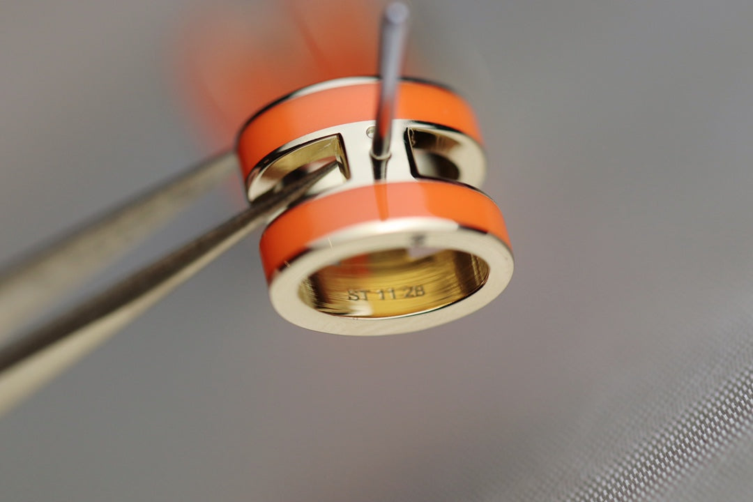 GlowMINI POP H EARRINGS ORANGE