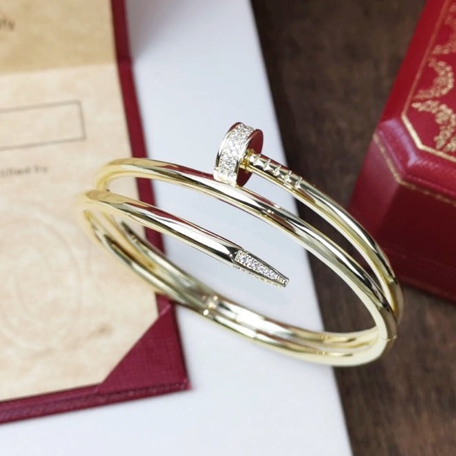 GlowJUSTE BRACELET 3.5MM DOUBLE ROW DIAMOND