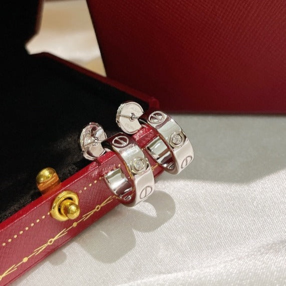 GlowLOVE EARRINGS 5.7MM 2 DIAMONDS