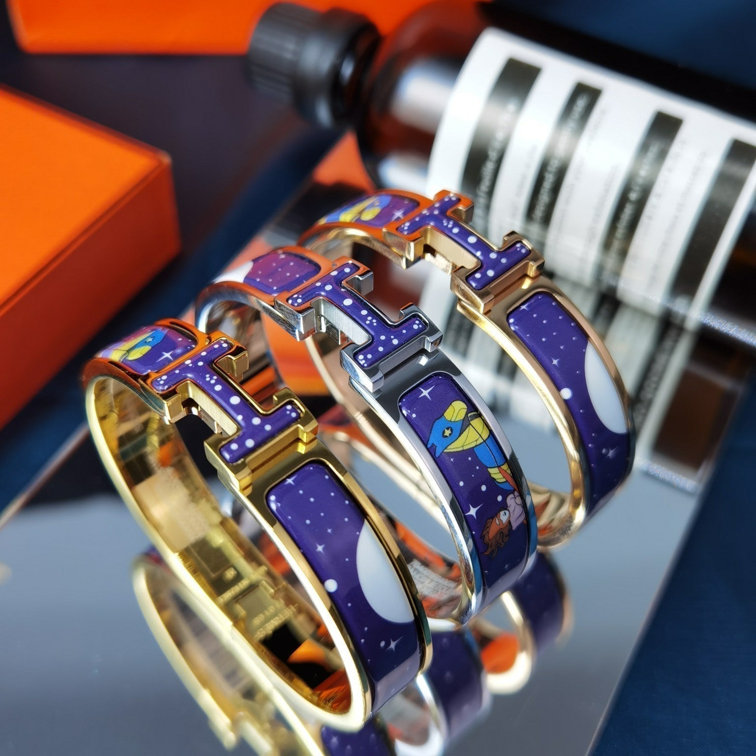 GlowH STAR AND MOON BRACELET 12MM