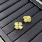 GlowCLOVER MINI 9.5MM LASER EARRINGS
