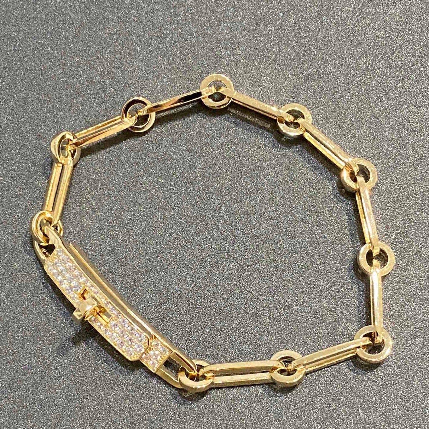 GlowCHAINE BRACELET SMALL MODEL DIAMOND