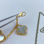 GlowMAGIC CLOVER MOP GOLD BRACELET 5 MOTIFS