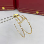 GlowJUSTE EARRINGS FULL DIAMONDS 1.8MM