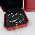 GlowJUSTE EARRINGS FULL DIAMONDS 1.8MM