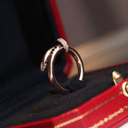 GlowJUSTE RING 2.65MM PINK GOLD DIAMOND