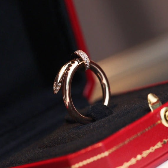 GlowJUSTE RING 2.65MM PINK GOLD DIAMOND