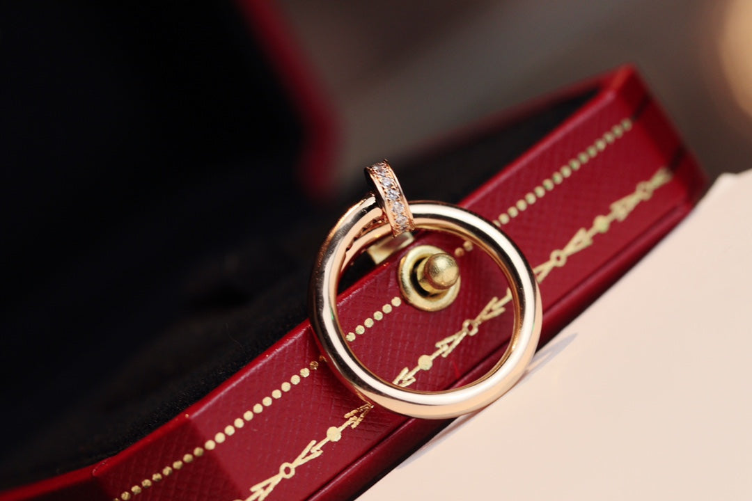 GlowJUSTE RING 2.65MM PINK GOLD DIAMOND