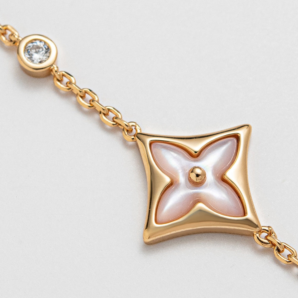 GlowSTAR 1 DIAMOND PINK GOLD BRACELET