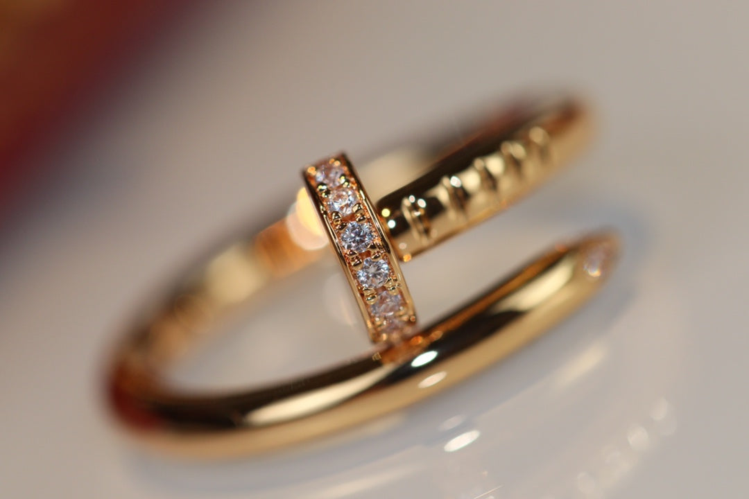GlowJUSTE RING 2.65MM GOLD DIAMOND