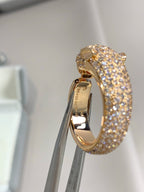 GlowPANTHERE PINK GOLD DIAMOND RING