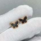 GlowBUTTERFLY DARK MOP  EARRINGS