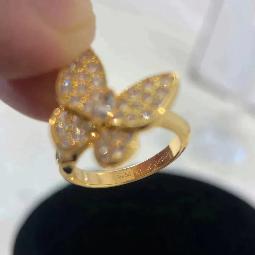 GlowBUTTERFLY DIAMOND RING