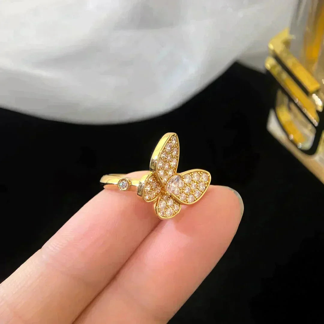 GlowBUTTERFLY DIAMOND RING