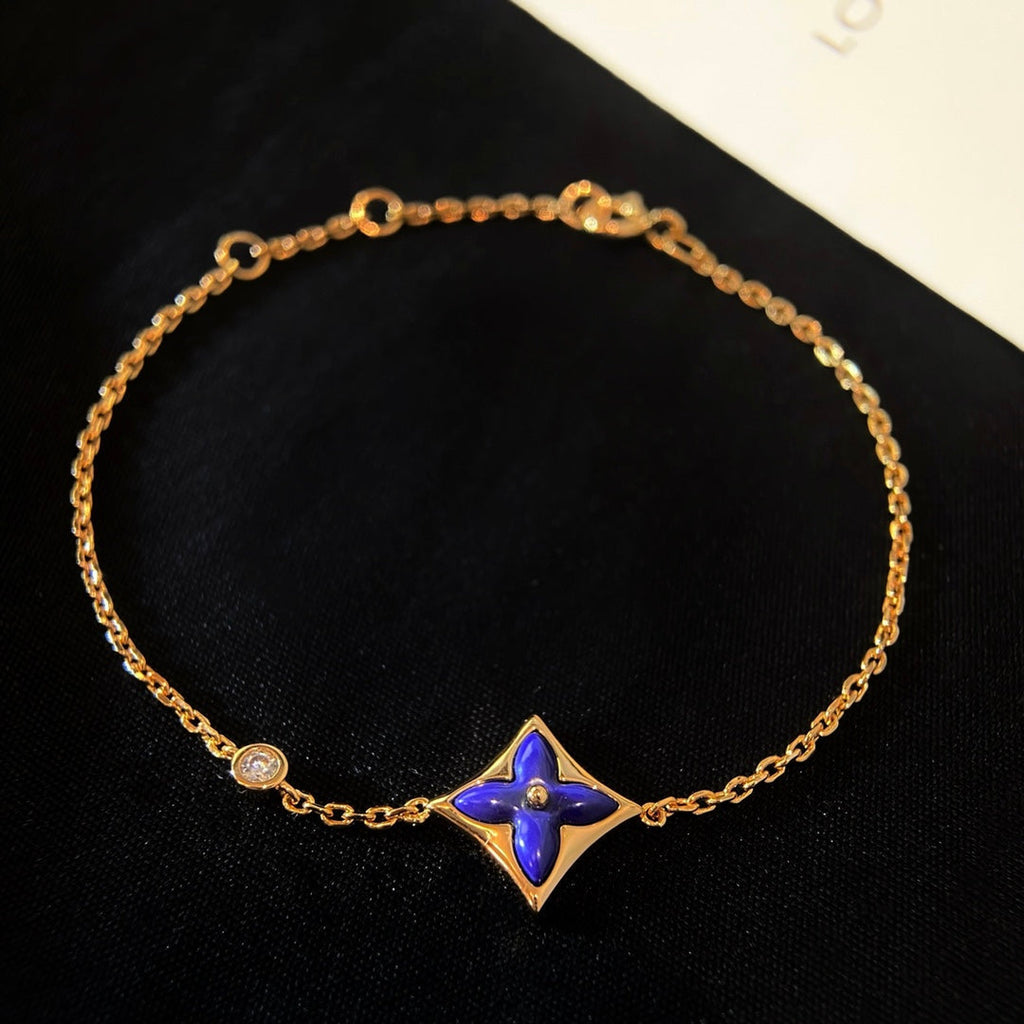 GlowCOLOR STAR PINK GOLD DIAMOND BRACELET