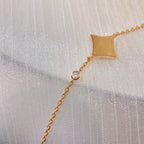 GlowCOLOR STAR CARNELIAN PINK GOLD DIAMOND BRACELET