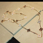 GlowCLOVER 20 MOTIFS LASER DIAMOND NECKLACE