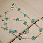 GlowCLOVER 20 MOTIFS MALACHITE GOLD