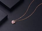 GlowAMULETTE ROSE GOLD PINK MOP NECKLACE