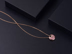 GlowAMULETTE ROSE GOLD PINK MOP NECKLACE