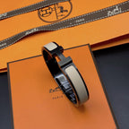 GlowH BRACELET 12MM BLACK BEIGE CERAMIC