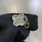 GlowCLOVER 5 MOTIFS  DIAMOND BRACELET SILVER