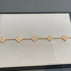 GlowCLOVER 5 MOTIFS  FULL DIAMOND BRACELET